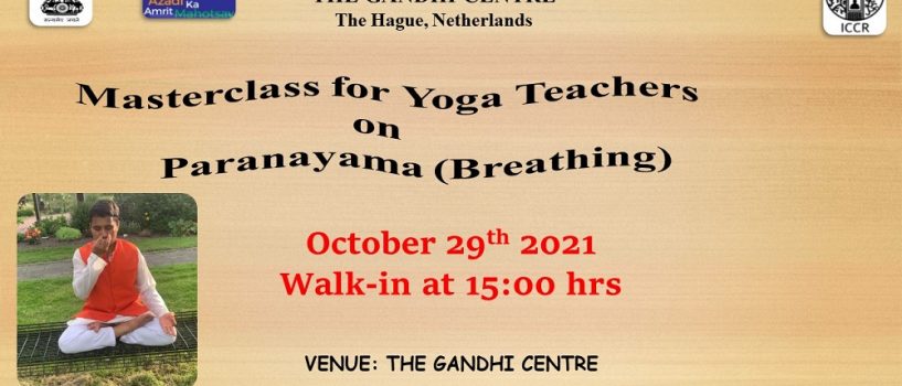 Masterclass for Yoga teachers on Paranayama (Breathing)