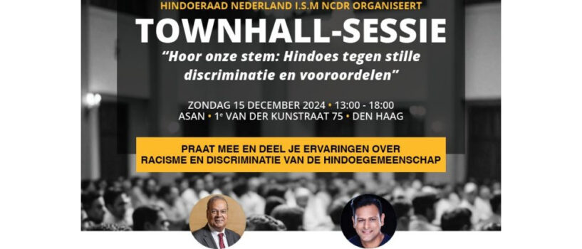 Townhall-sessie: Hindoes tegen stille discriminatie en vooroordelen